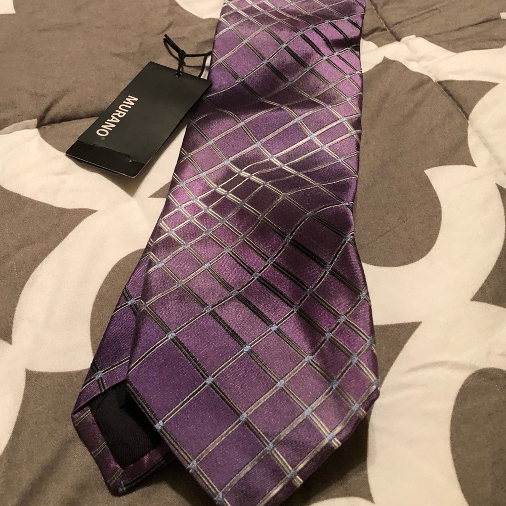 Murano Tie. Purple